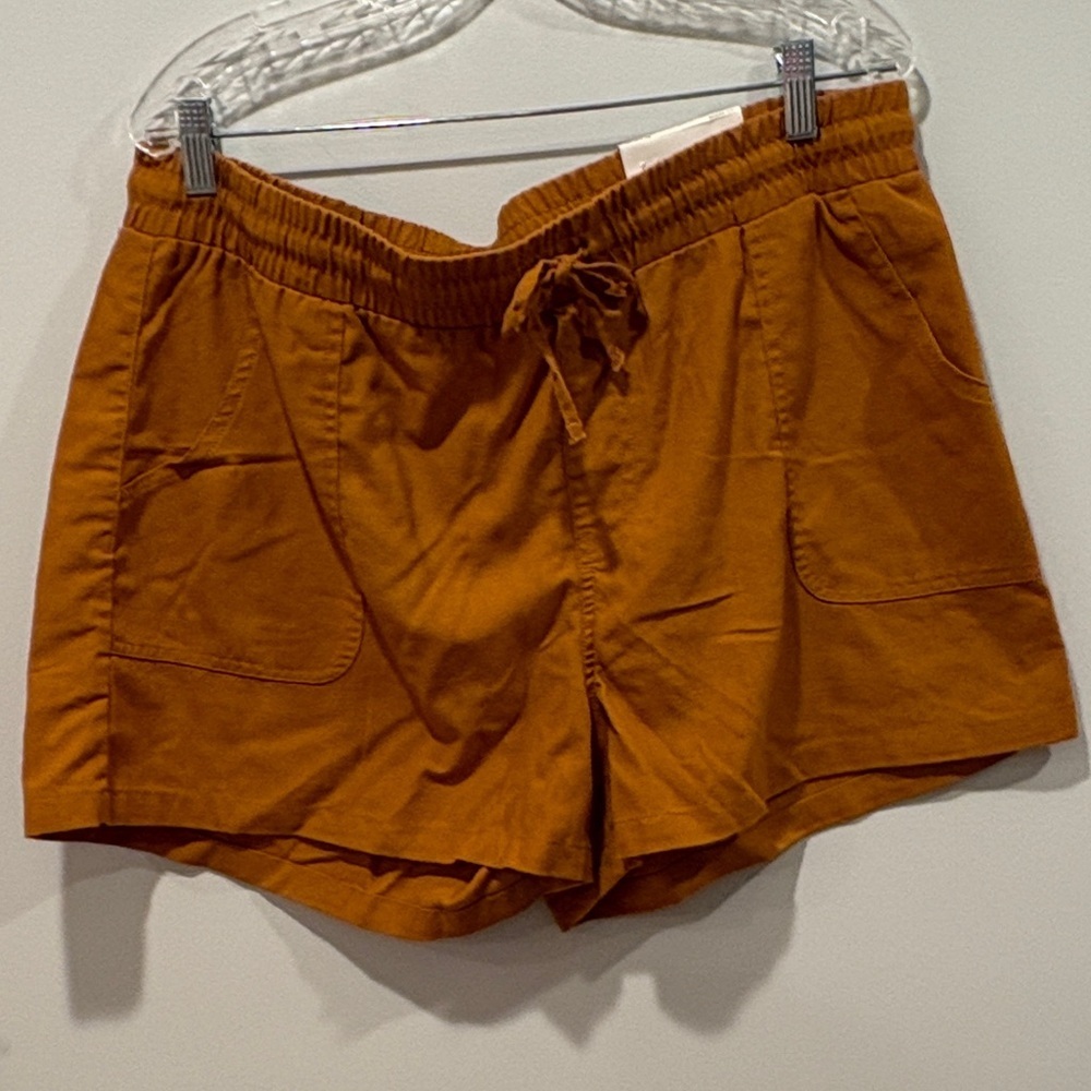 Maurices Women's Mustard Cargo Shorts